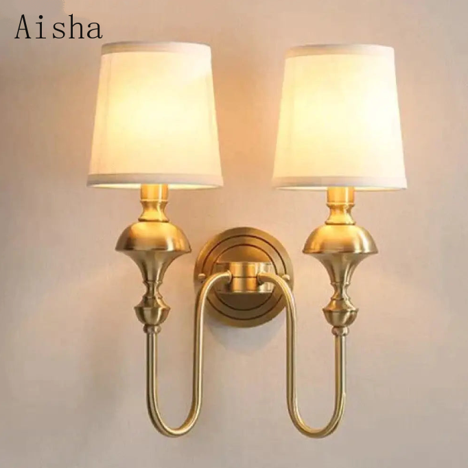 Interior Design Gold - Lampada da parete in rame semplice