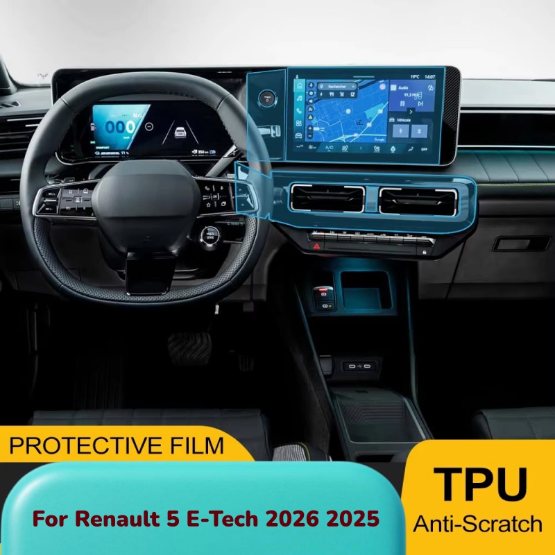 Interior Design Tech - Pellicola TPU Trasparente per Interni Auto,