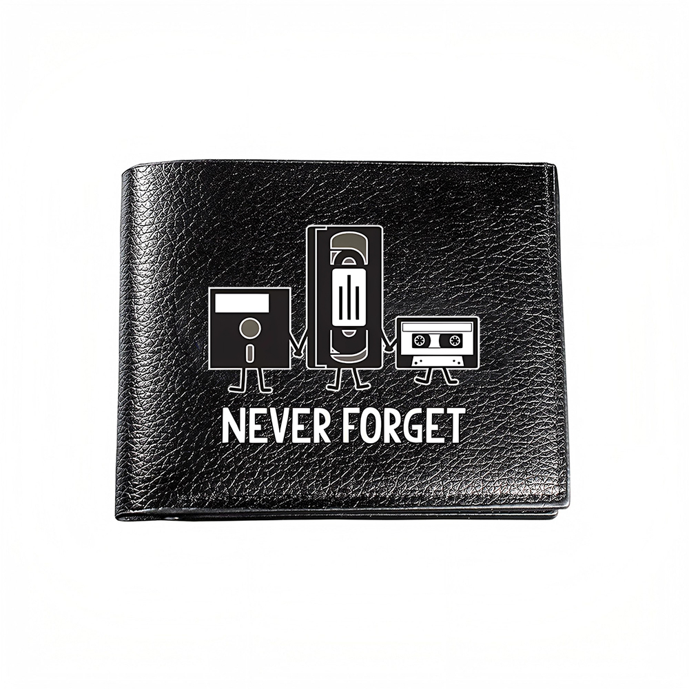 Interior Design Tech - Portafoglio da Uomo Never Forget Retro