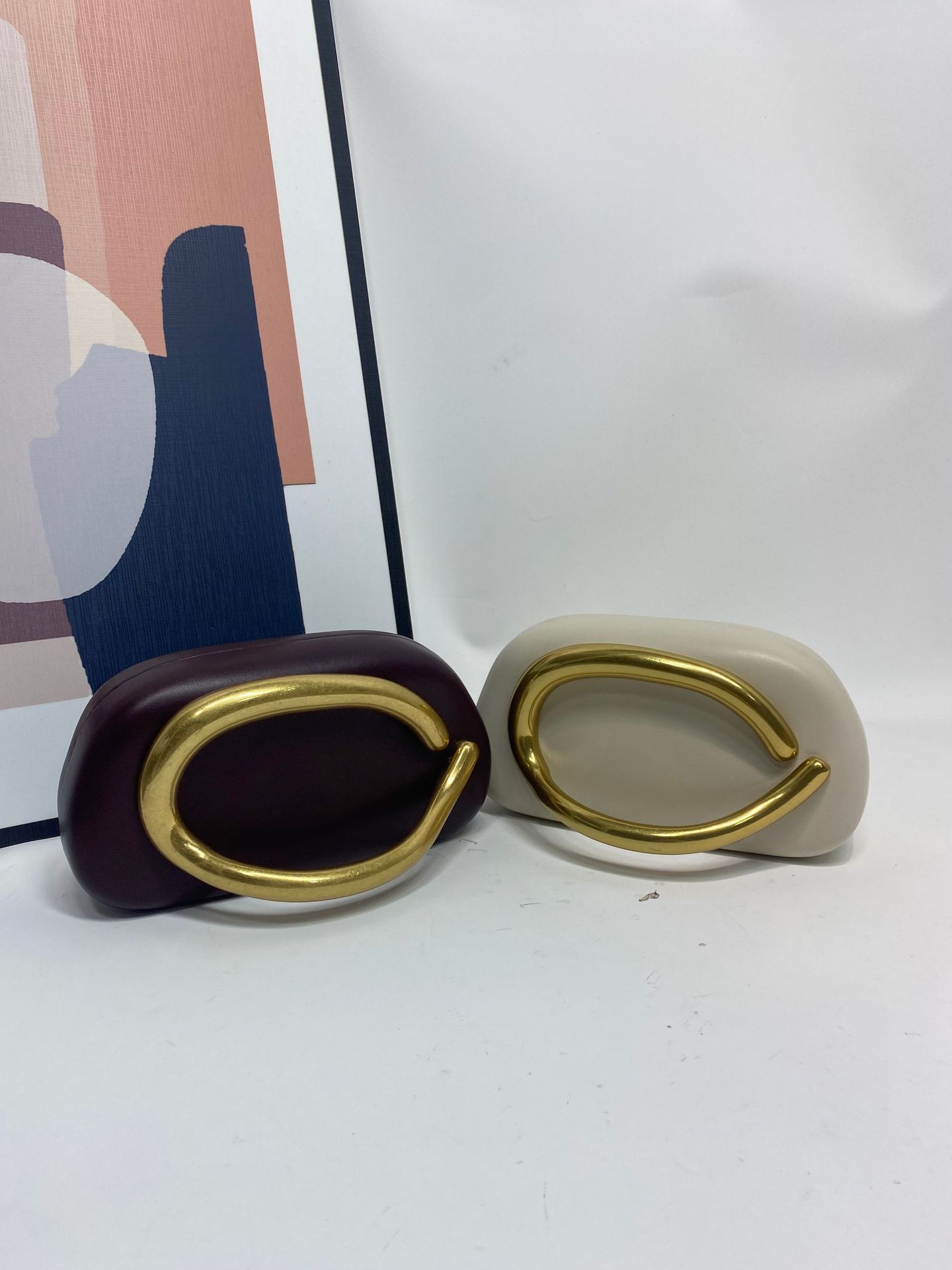 Interior Design Gold - Borse da sera con pochette con