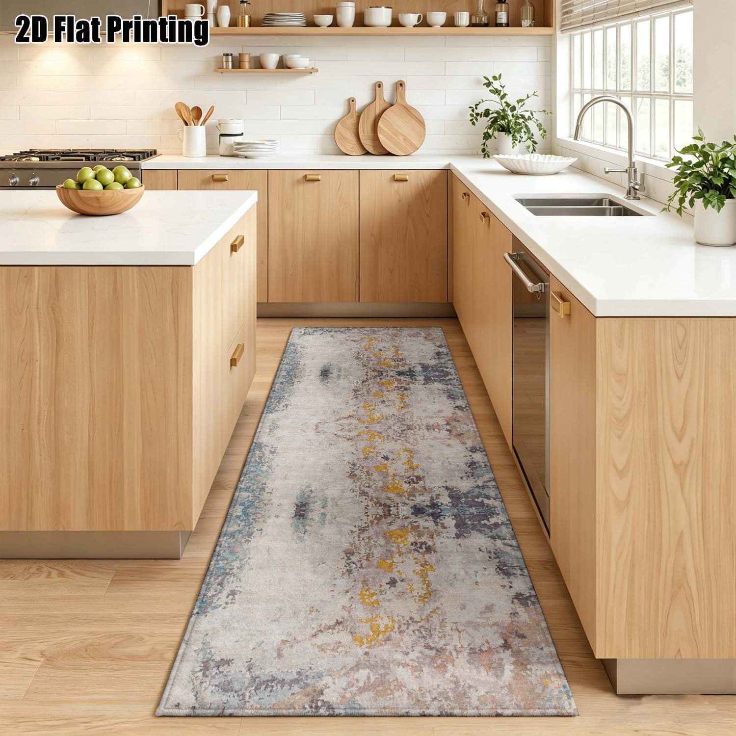 1 tappeto decorativo stampato  - Printed Rug Abstract recensione e prezzo