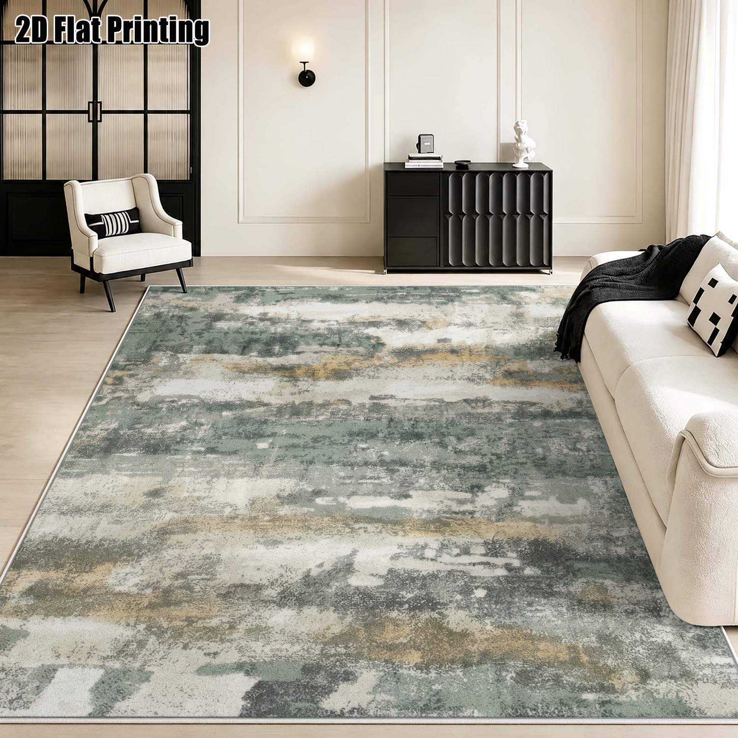 1 tappeto in velluto stampato  - Printed Rug Abstract recensione e prezzo