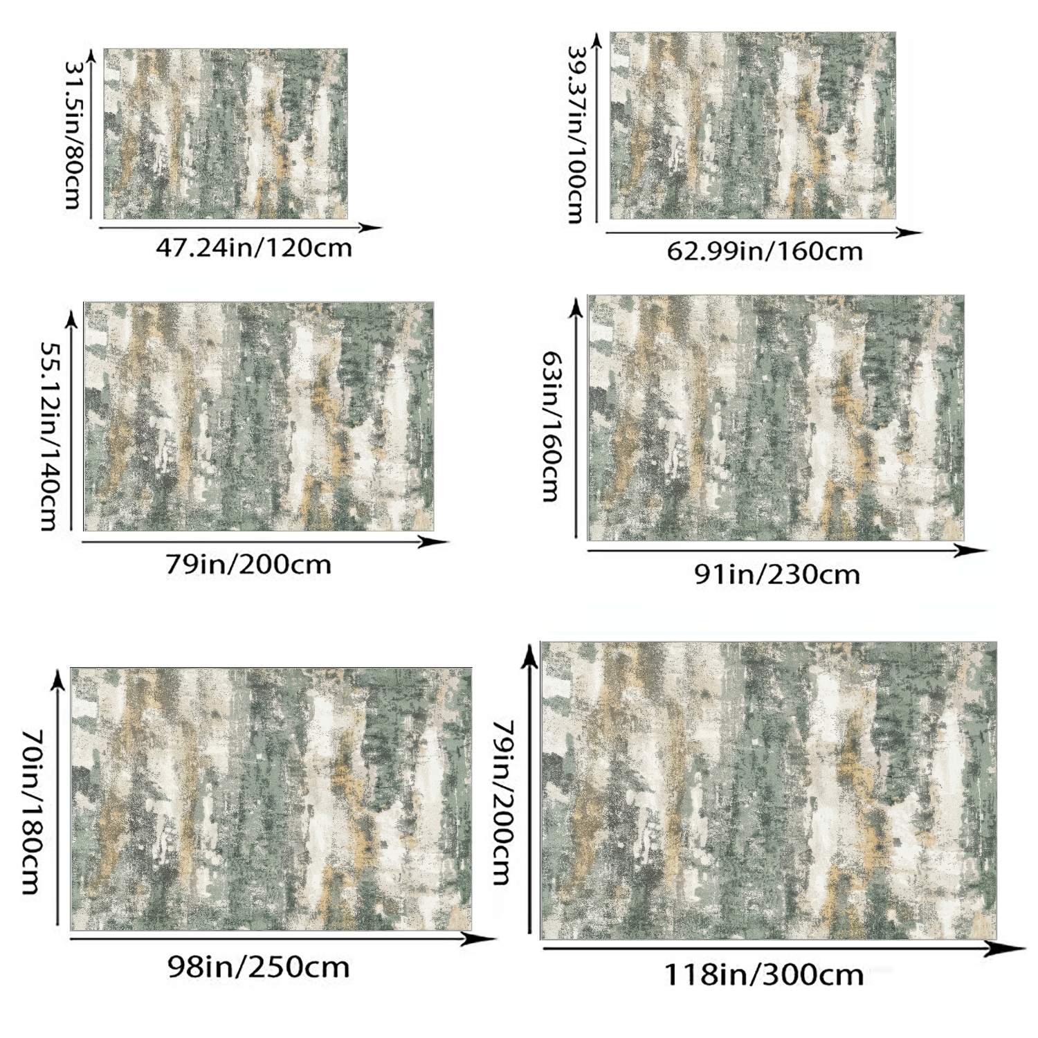 1 tappeto in velluto stampato  - Printed Rug Abstract recensione e prezzo