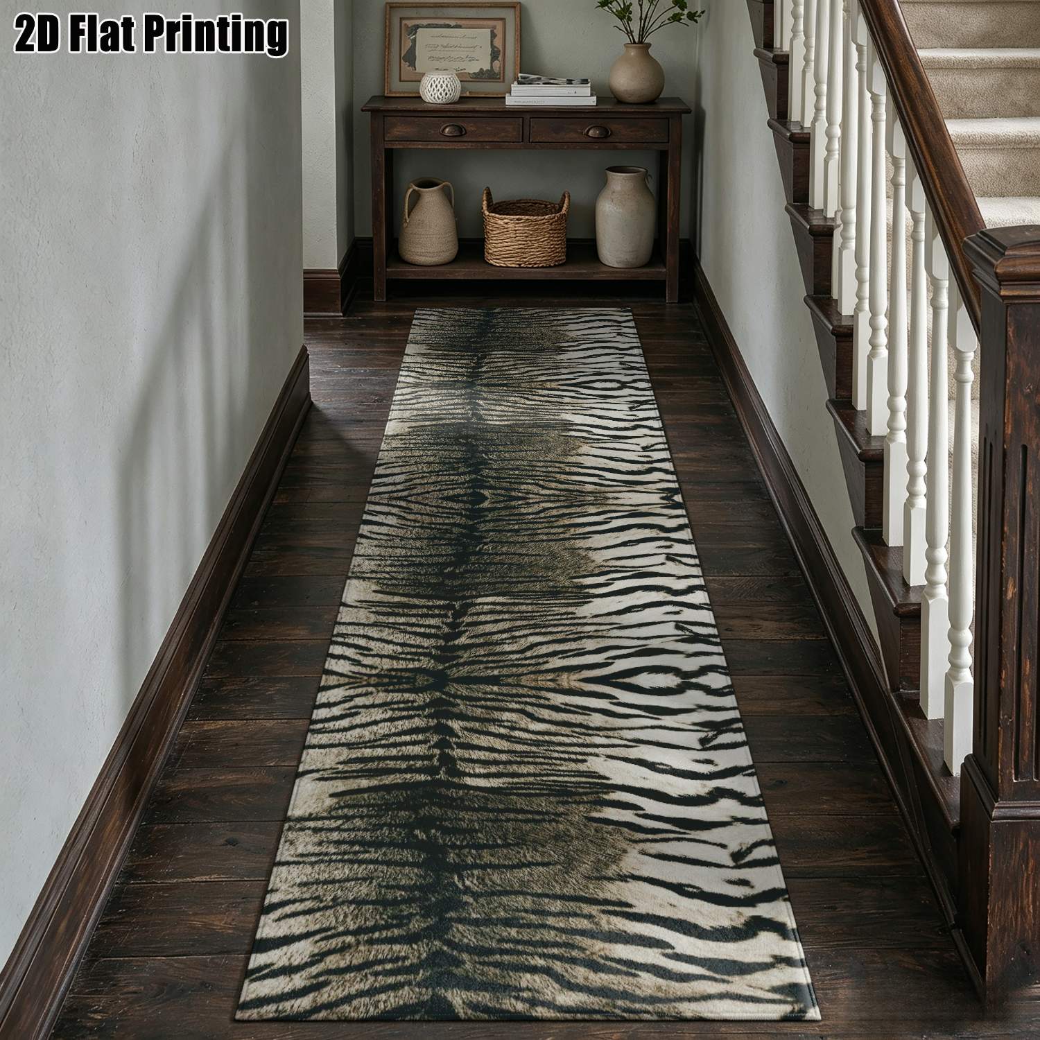 1 tappeto a strisce lunghe con - Printed Rug Abstract recensione e prezzo
