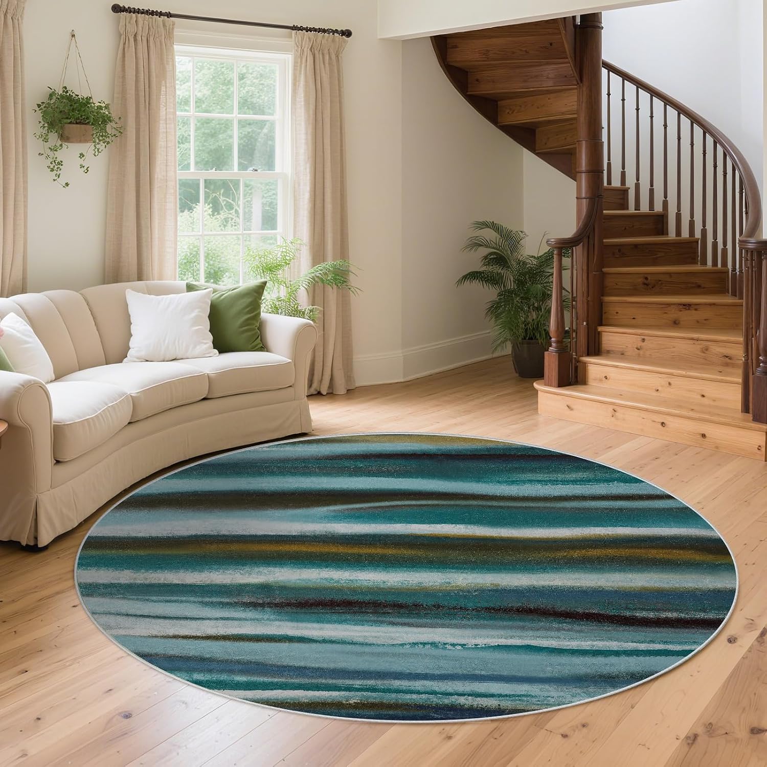 Tappeto Moderno Rotondo Astrat - Printed Rug Abstract recensione e prezzo