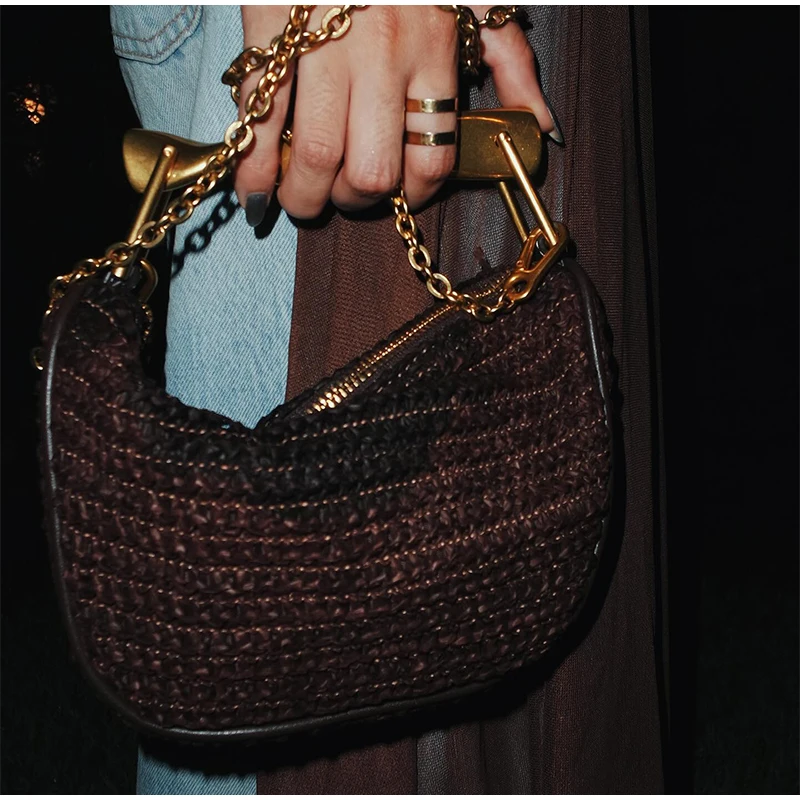 Borsa intrecciata a mano di ma - Interior Design Gold recensione e prezzo