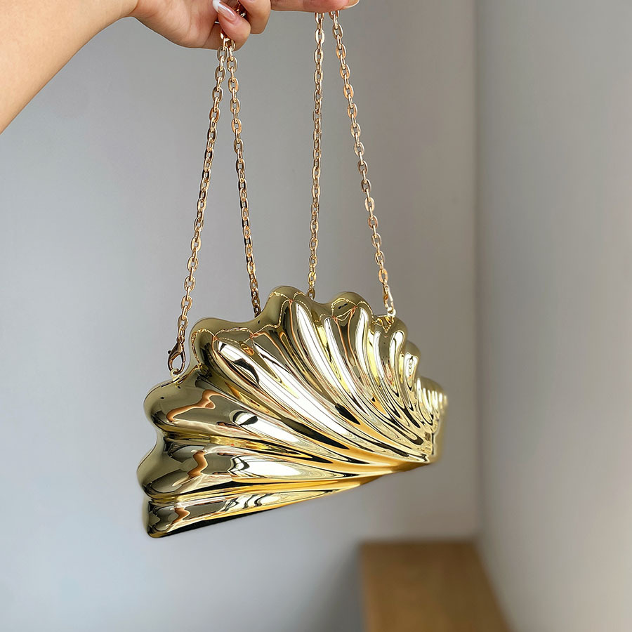 Borsa da sera in oro argento B - Interior Design Gold recensione e prezzo